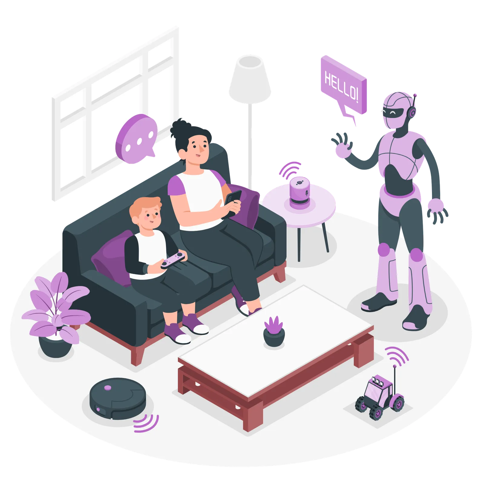 AI assisting users